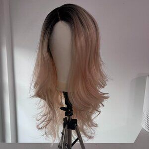 Sensationnel Dashly Synthetic Lace Front Wig Unit 7 T2/RoseGold